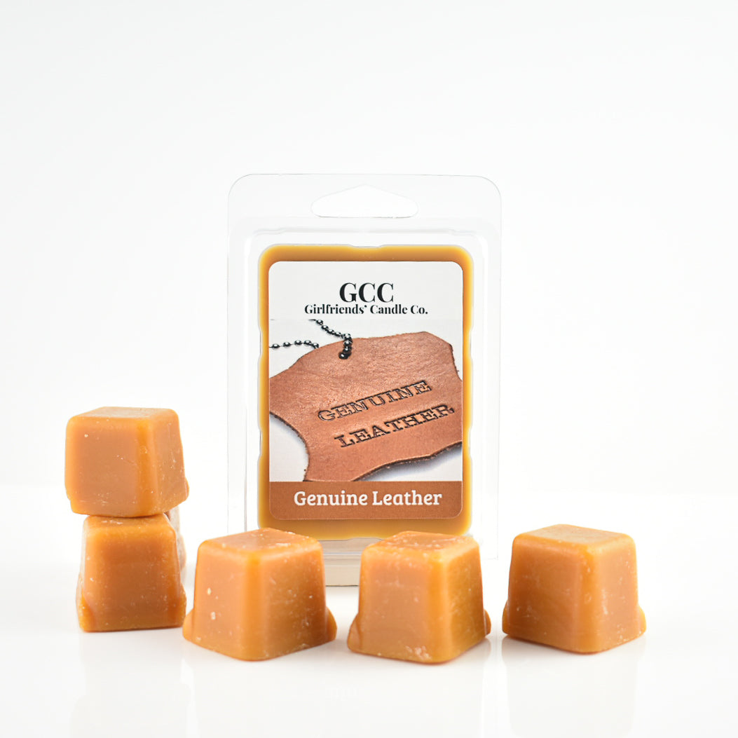 Genuine Leather Scented Wax Melt