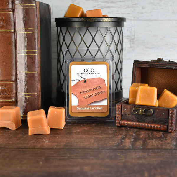 Genuine Leather Scented Wax Melt