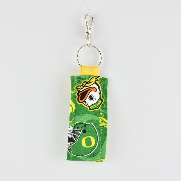 Oregon Ducks Keychain Lip Balm Holder