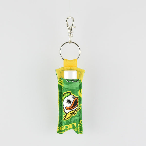 Oregon Ducks Keychain Lip Balm Holder