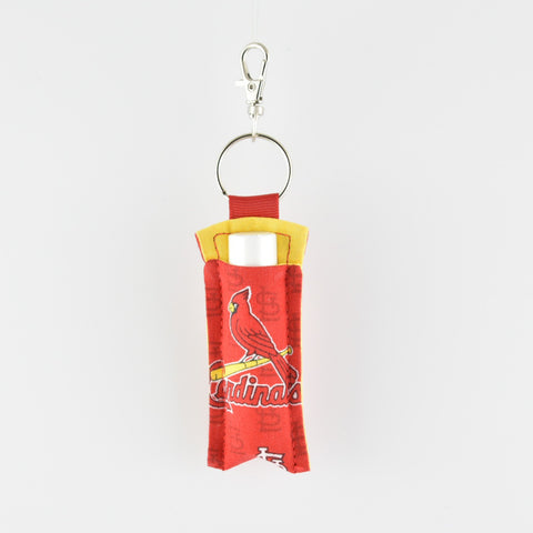 St Louis Cardinals Keychain Lip Balm Holder