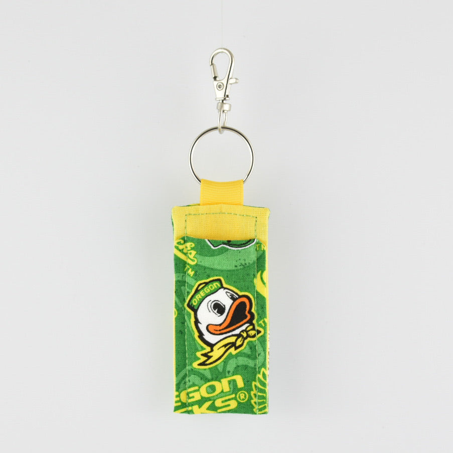 Oregon Ducks Keychain Lip Balm Holder