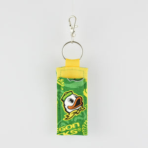 Oregon Ducks Keychain Lip Balm Holder